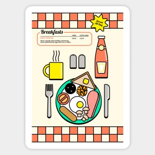 Cooked Breakfast Sticker